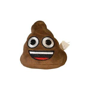 Burger King Brown Emoji Emoticon Pillow Cushion Toy Plush Small Size 4"